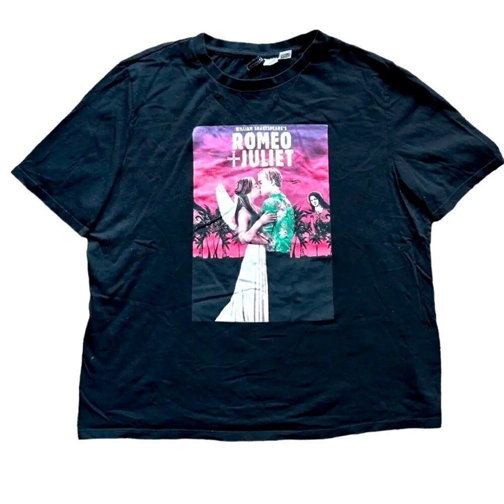 ROMEO + JULIET 1996 William Shakespeare Movie T-shirt, Size Medium